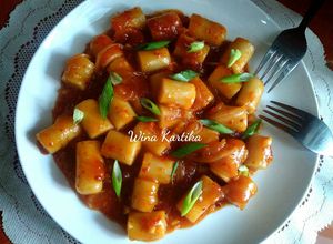 Foto resep Hot Tteokbokki / kue beras korea bon cabe