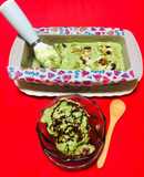Helado Cremoso con Matcha Leche de Coco y Mix de Frutos Secos!