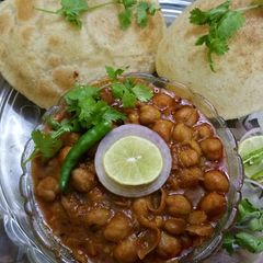 Chole /suji bhature A picture of Chole /suji bhature.