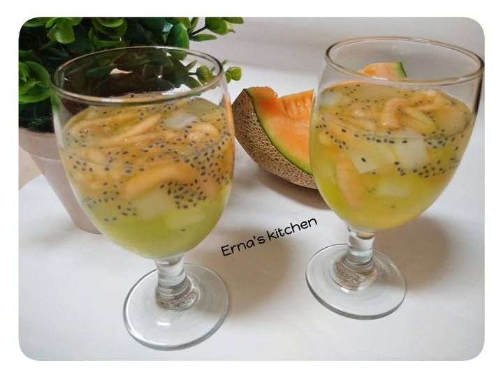 Resep Es Melon, Enak Banget