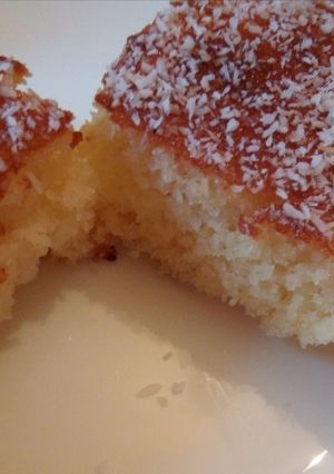 صورة لوصفة بسبوسة سهلة وبنينة