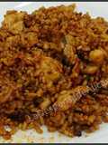 Arroz a banda con salmorreta alicantina
