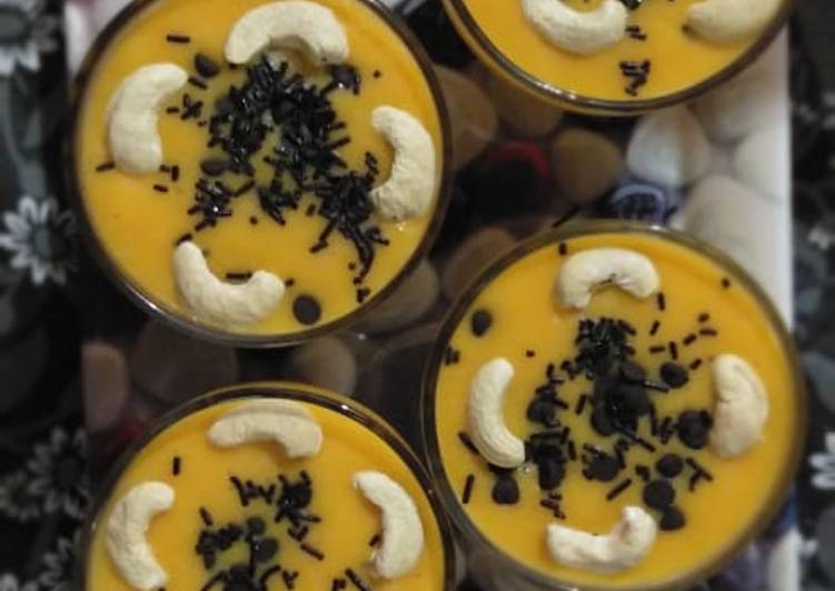 Easiest Way to Make Homemade Kaju mango shake😋😋😋