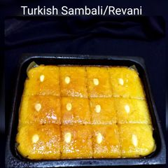 A picture of Turkish Sambali/Revani.