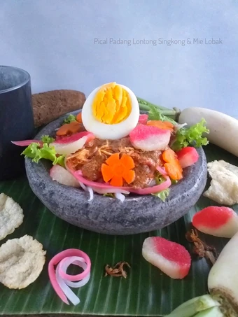 Langkah Mudah untuk Menyiapkan Resep Pical Padang Lontong Singkong &amp; Mie Lobak yang Bikin Ngiler Anti Ribet, Bikin Ngiler