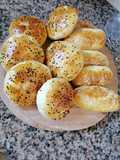 خبز هبرغر وميني باغيت