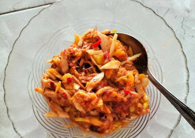 Resep Sambal Mangga Asam Pedas Manis Oleh Sultan Dzakier S H M H