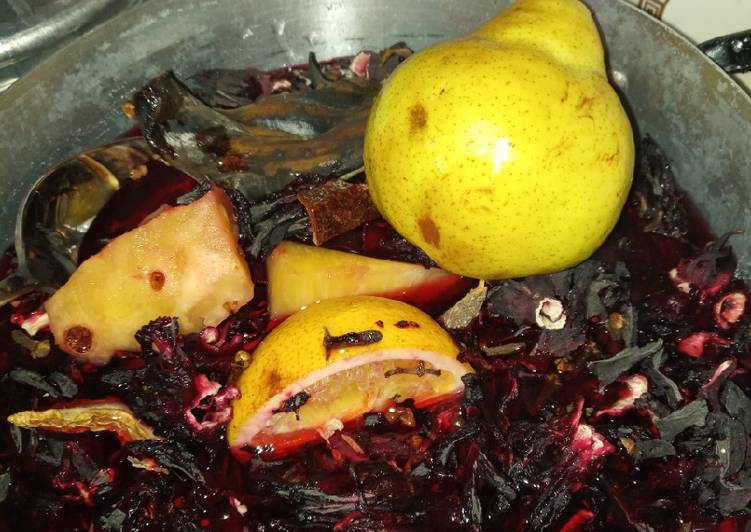 Step-by-Step Guide to Prepare Favorite Flavours infused hibiscus drink(my created recipy)