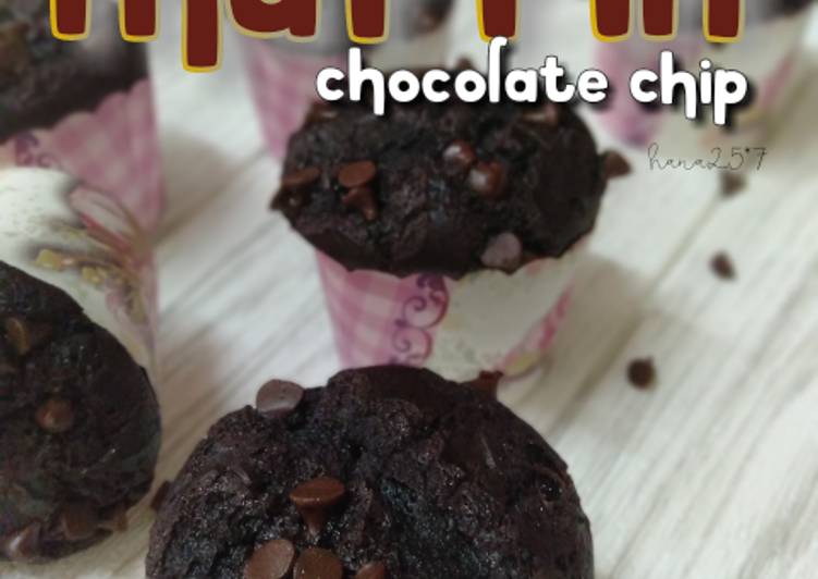 Langkah Mudah Memasak Muffin chocolate chip yang Mudah