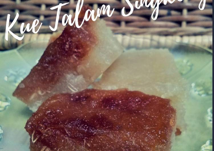 Resep MANTAP! Kue Talam Singkong Parut Simple menu kue-sehari hari
