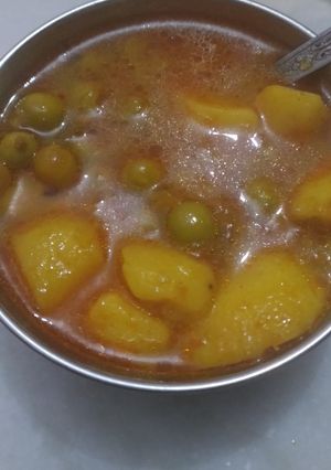 आलू मटर की सब्जी (aloo matar ki sabzi recipe in Hindi) रेसिपी मुख्य फोटो