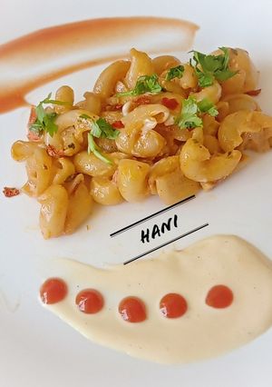 A picture of Mayo Pasta.