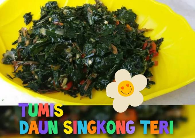 Resep Tumis Daun Singkong Teri Oleh 𝓓𝓮𝔀𝓲 𝓐𝓻𝓲𝓯𝓲𝓪𝓷𝓽𝓲 Cookpad