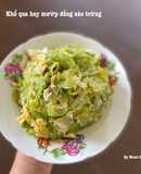 Khổ qua hay mướp đắng xào trứng