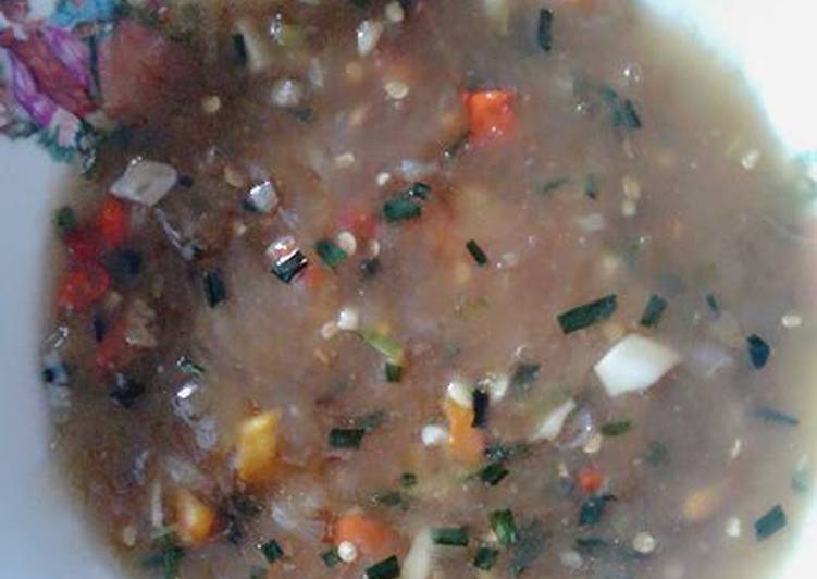 Bagaimana Menyiapkan Bumbu lem petis Madura yang Menggugah Selera