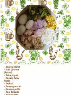 Foto resep Mpasi 6+ (Bubur Gurame telur puyuh)