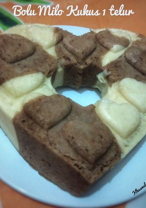 Foto resep Bolu Milo Kukus 1 telur