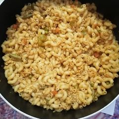 A picture of Italian chicken & Veg Pasta.