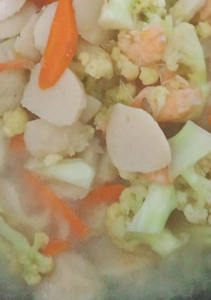 Foto resep Capcay Simple dengan Udang