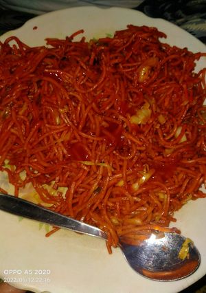 A picture of Schezwan Noodles.