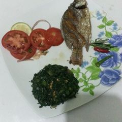 A picture of Deep fried fish#new author contest#.
