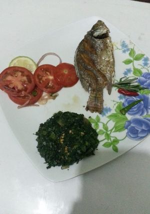 A picture of Deep fried fish#new author contest#.