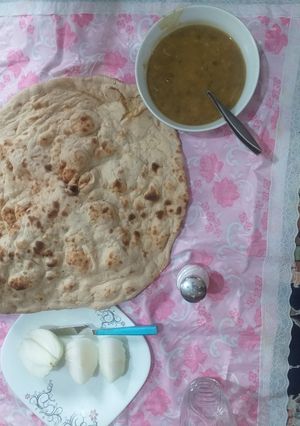 عکسی از دستور عدسی با بلغور (ناهار)