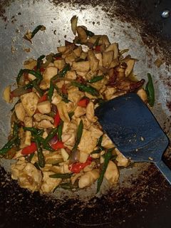 Foto resep Oseng ayam fillet dan tahu cabe ijo