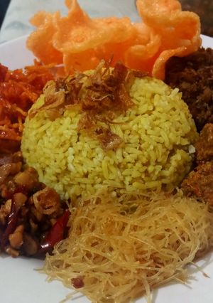Foto resep Masak nasi KUNING RICE COOKER