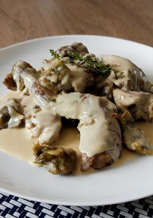 Una foto de Conejo en pepitoria - receta tradicional de Canarias
