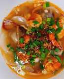 Canh bánh phồng tôm