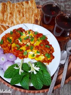 عکسی از دستور شک شوکا (املت عربی)