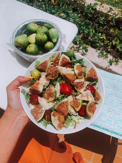 Foto de Salada de figo com queijo de cabra 🥗