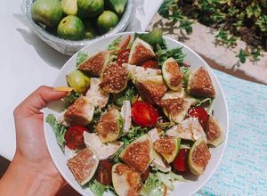 Foto de Salada de figo com queijo de cabra 🥗