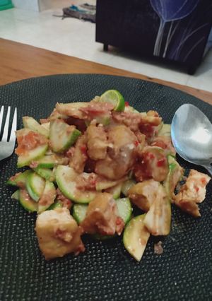 Foto resep Tahu sambal Kacang