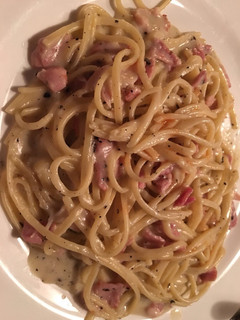 A picture of Spaghetti and Sausage stew.