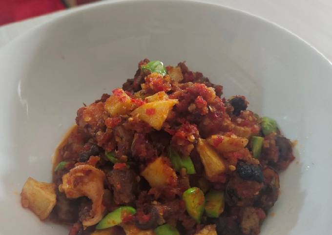 Resep Sambal kentang ati ampela yang Menggugah Selera