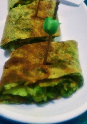 A picture of Spinach dosa bites.