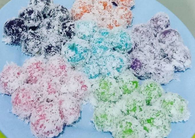 Resep Klepon 🌈 Pelangi Oleh Cece Wanti Cookpad