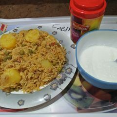 A picture of Alo matr tehri. #CookpadApp.
