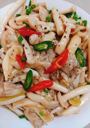 Hình của món Nấm xào.