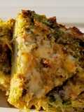 Frittata- oven baked with potato crust and vegetables