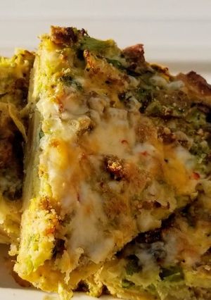 Frittata- oven baked with potato crust and vegetables রেসিপির প্রধান ছবি