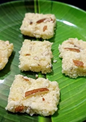 A picture of Chhena poda.