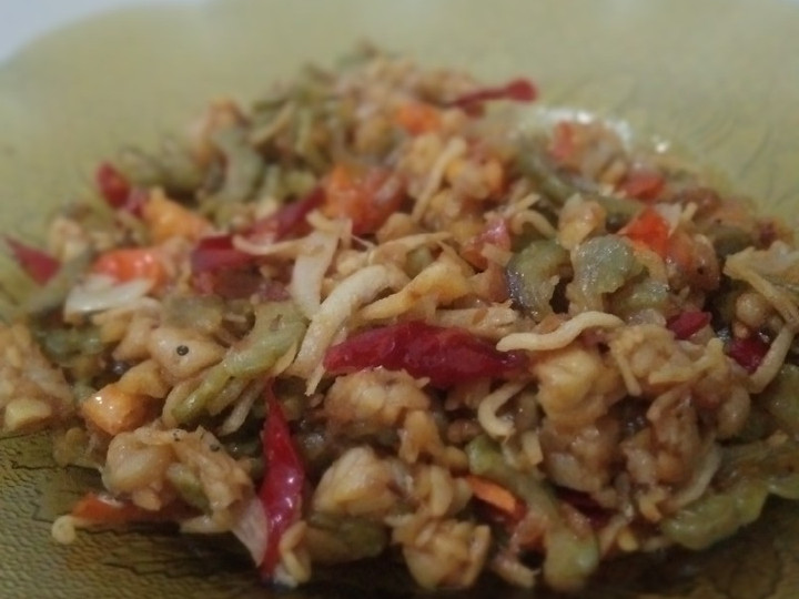 Resep Tumis Pare Campur Tempe &amp;amp; Teri Medan yang Menggugah Selera