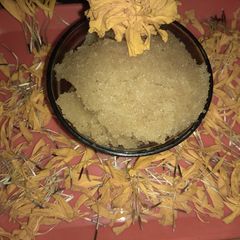 A picture of Aata halwa.