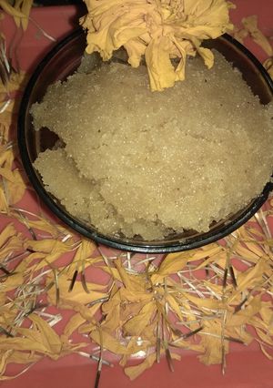A picture of Aata halwa.
