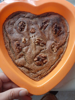 Una foto de Brownie de plátanos