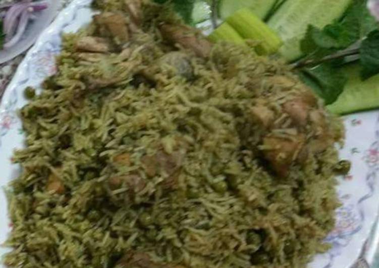 Recipe of Award-winning Green pulao