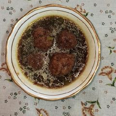 A picture of Vegetable Manchurian with Gravy.